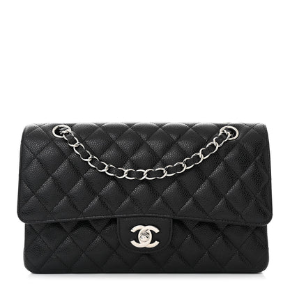 Chanel Caviar Quilted Medium Double Flap Black 1 of 12