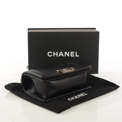 Chanel Calfskin Quilted Small Boy Flap Black 4 of 8