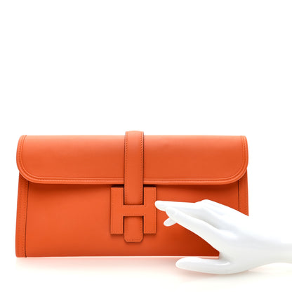 Hermes Swift Jige Elan 29 Clutch Orange 2 of 7