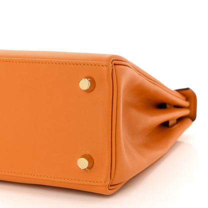 Hermes Swift Kelly Retourne 25 Abricot 10 of 11