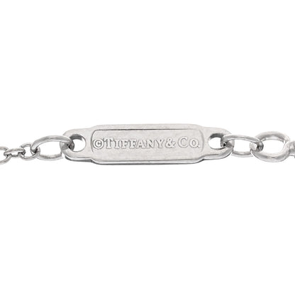 Tiffany 18K White Gold Diamond Mini T Smile Pendant Necklace 4 of 4