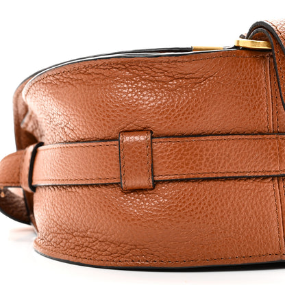 Chloe Calfskin Mini Marcie Round Crossbody Bag Tan 8 of 10