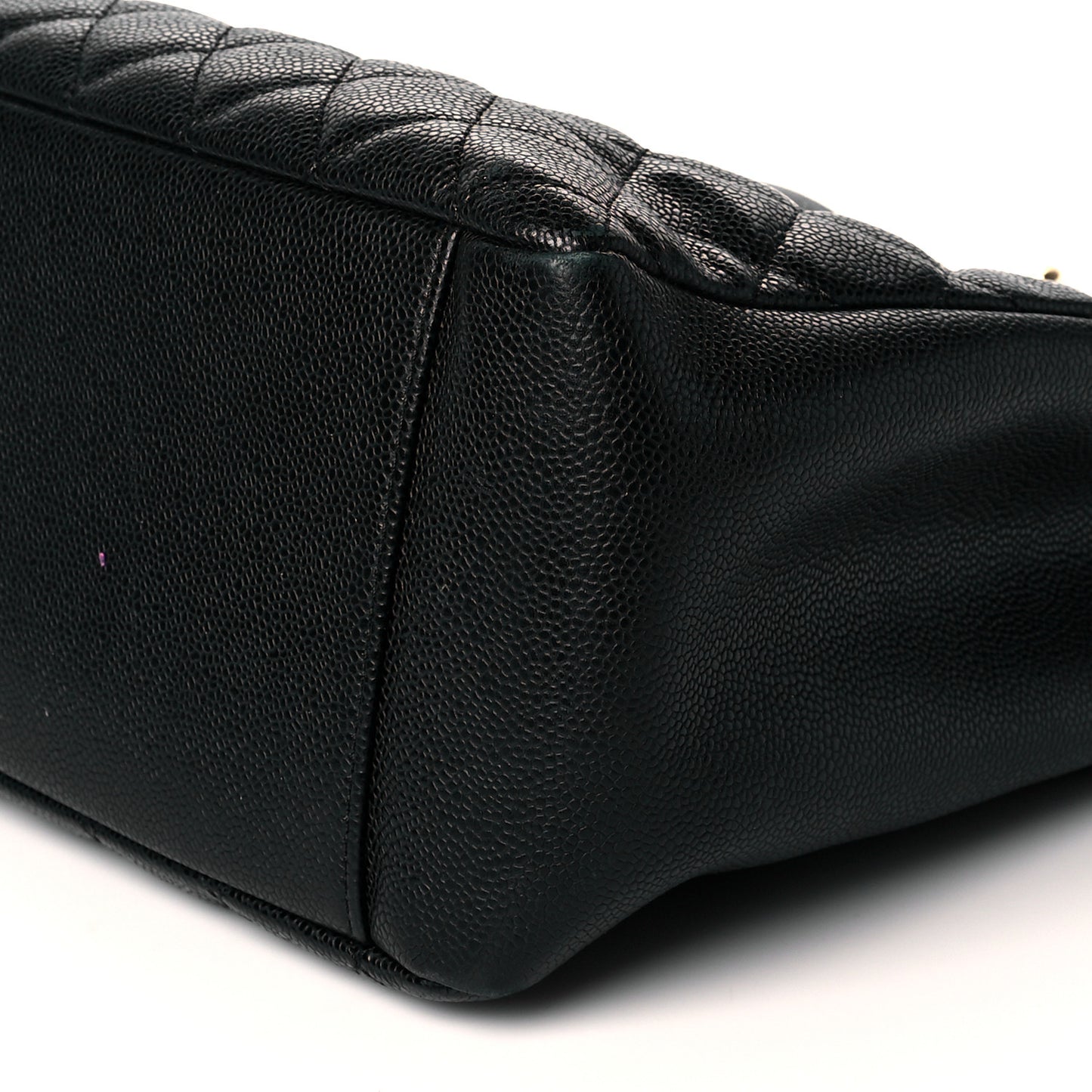 Caviar Quilted Grand Shopping Tote GST Black