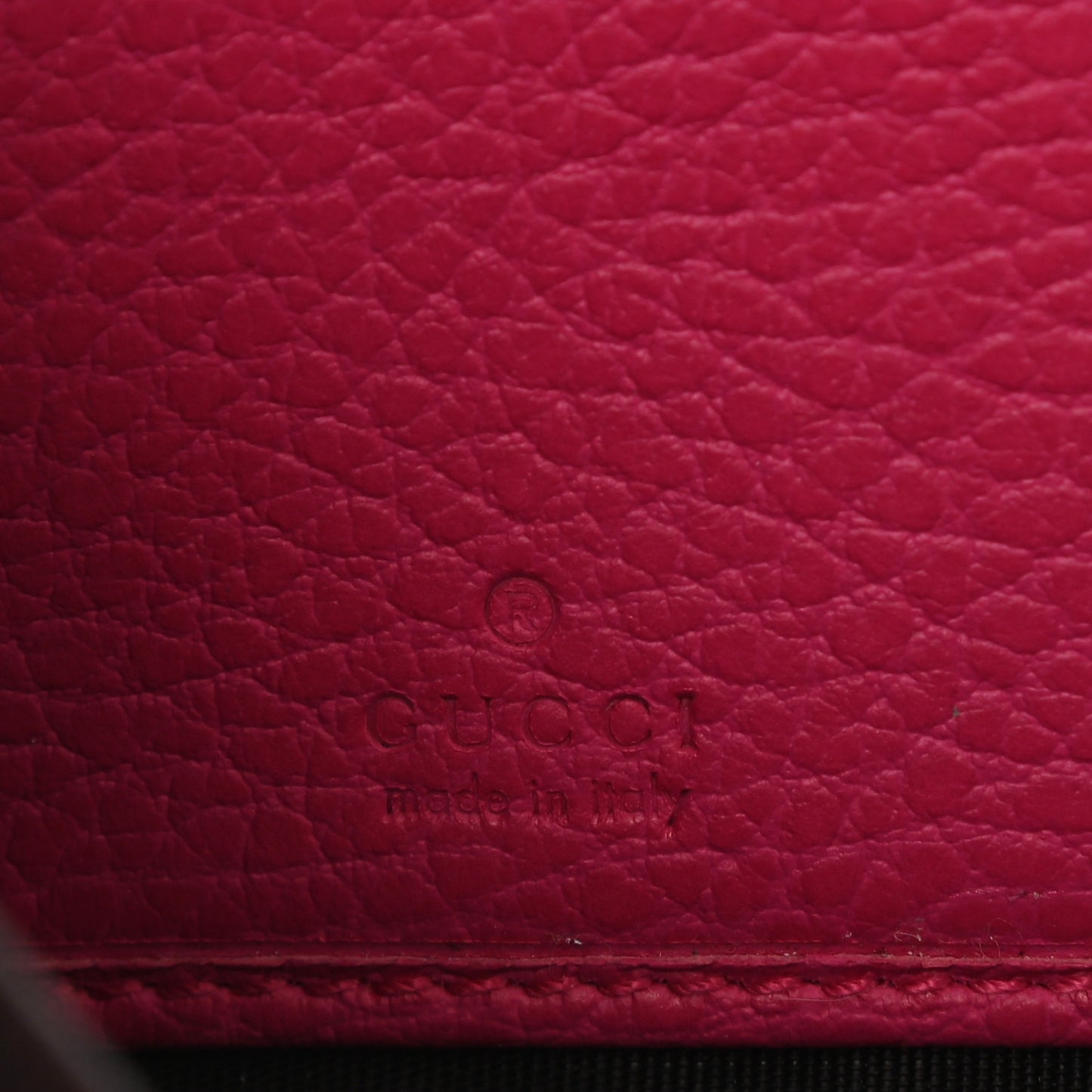 Dollar Calfskin GG Marmont Zip Around Wallet Box Pink