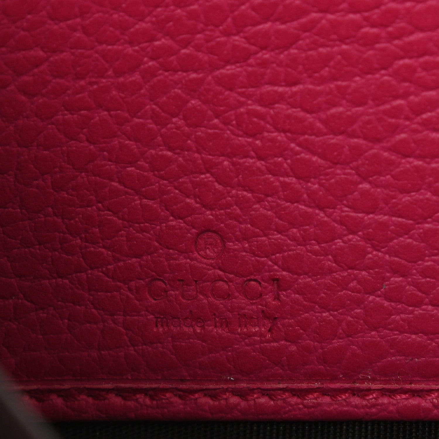 Gucci Dollar Calfskin GG Marmont Zip Around Wallet Box Pink 6 of 8