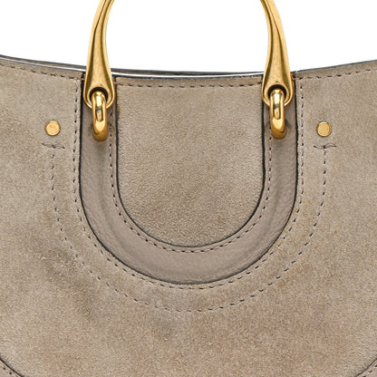 Chloe Calfskin Suede Mini Pixie Signature Belt Bag Motty Grey 9 of 12