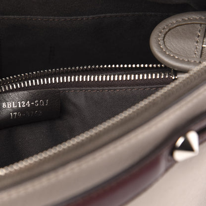 Fendi Vitello Dolce 4 Color Medium By The Way Boston Bag Grigio Polvere Arancio Multicolor 7 of 11