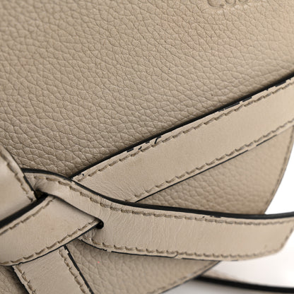 Loewe Grained Calfskin Mini Gate Crossbody Bag Light Oat 13 of 14