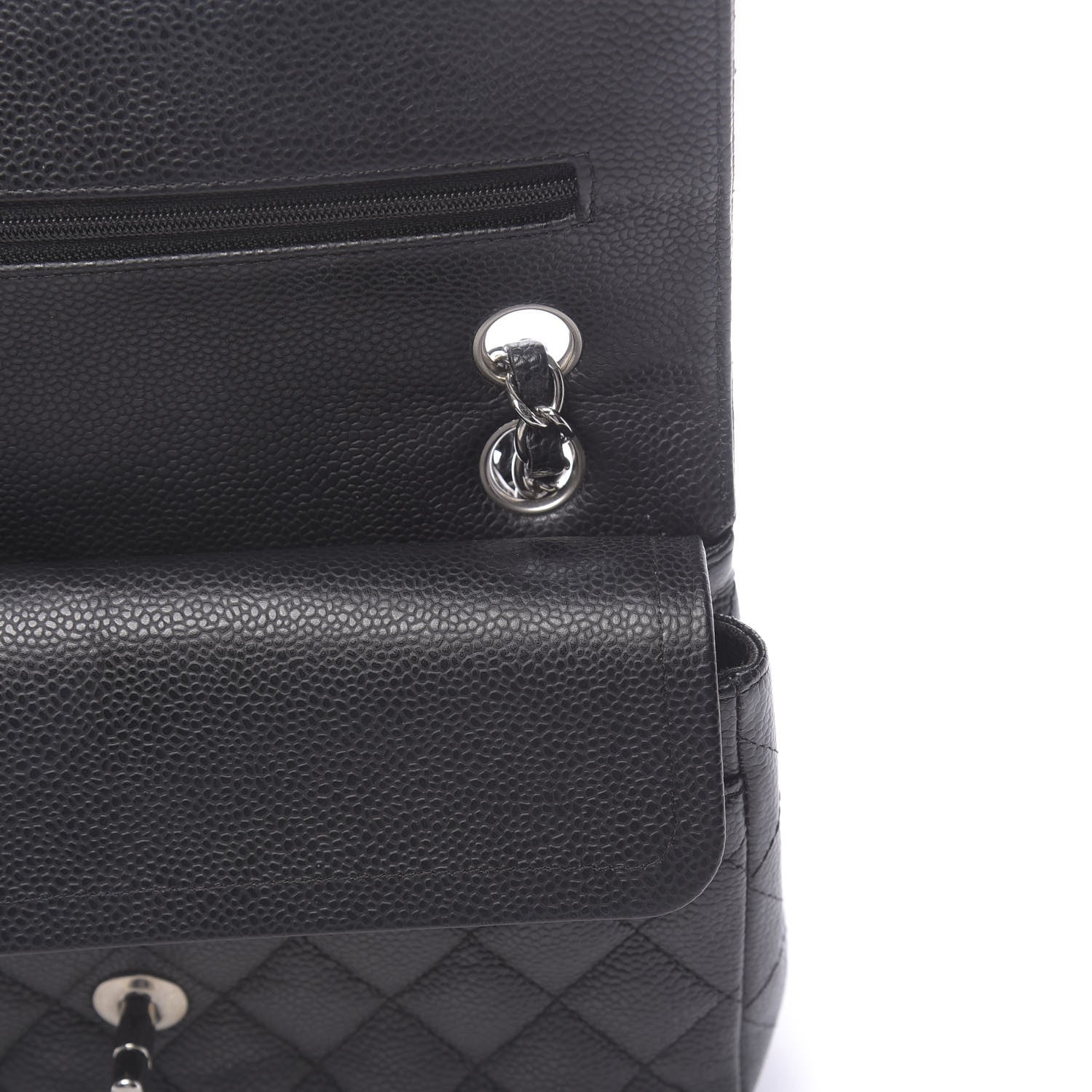 Chanel Caviar Quilted Small Double Flap Black 11 of 12