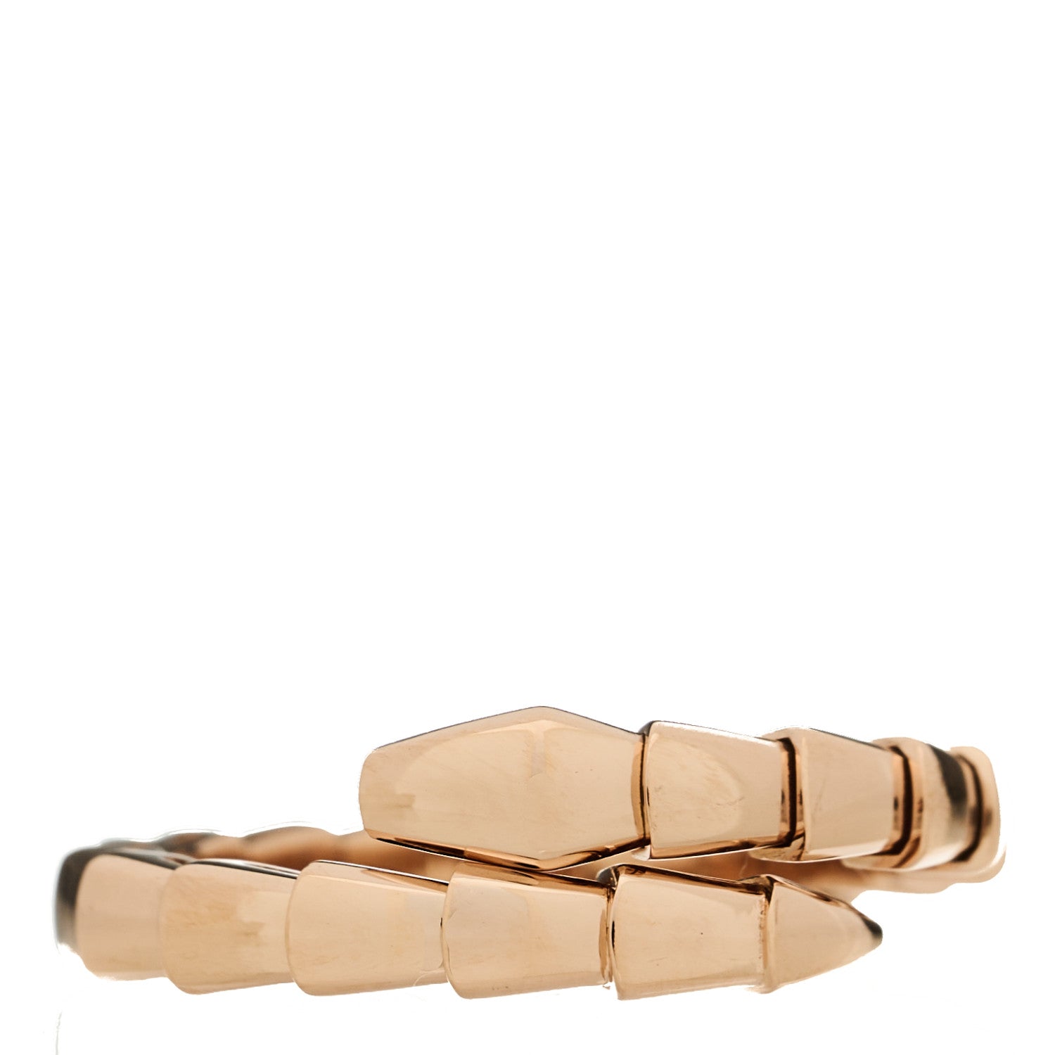 Bulgari 18K Rose Gold Serpenti Viper Ring 2XL 1 of 5