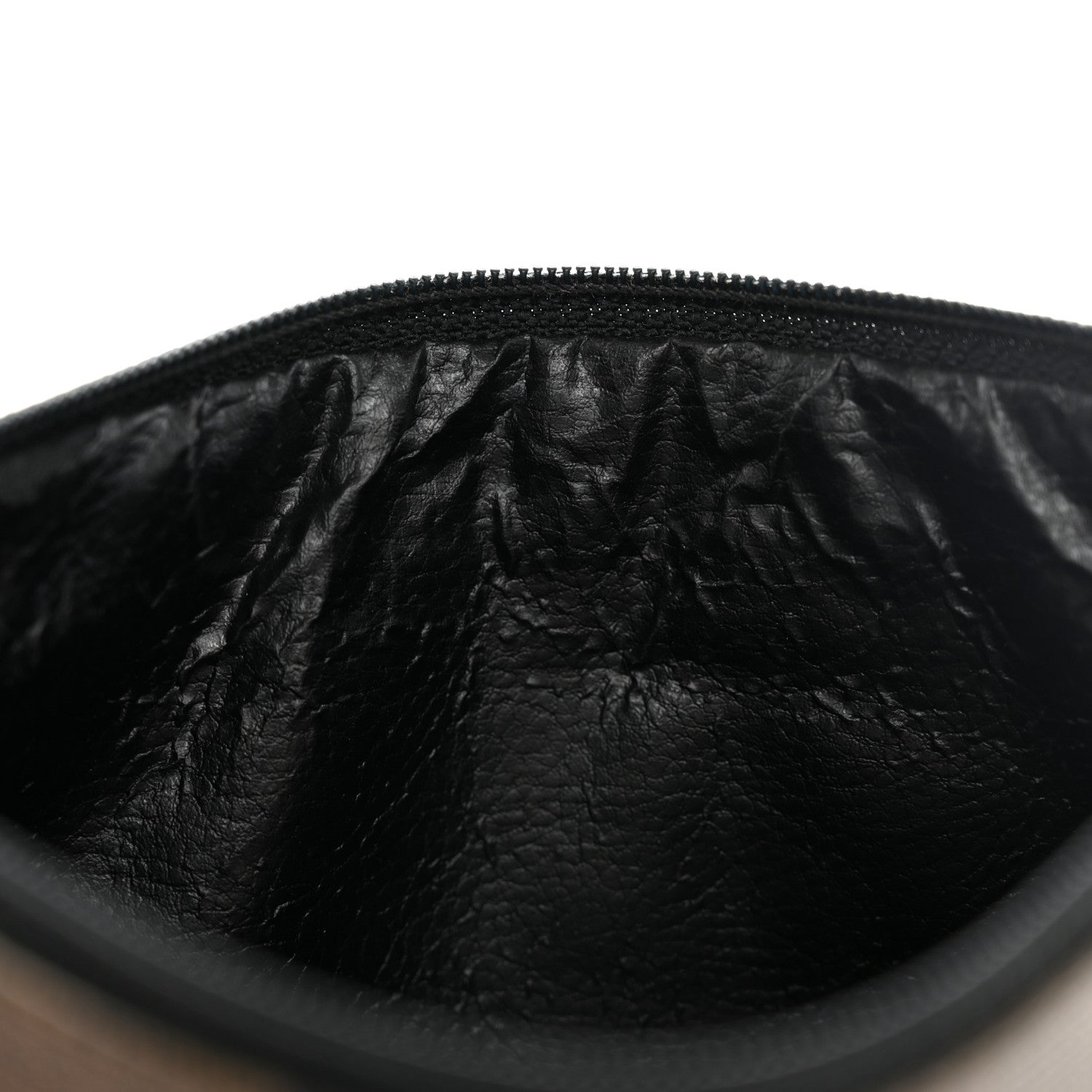 Fendi Pequin Zip Clutch Tobacco 9 of 13