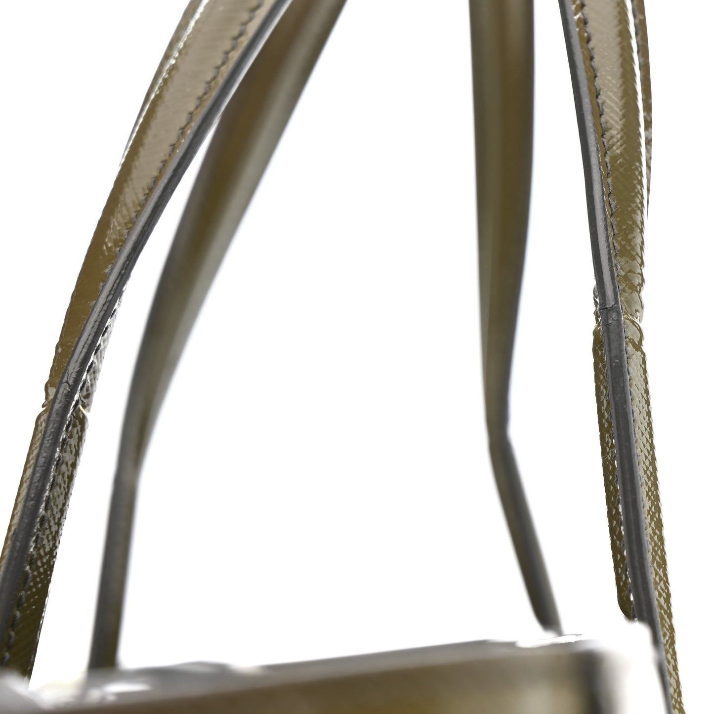 Saffiano Vernice Shopping Tote Militare