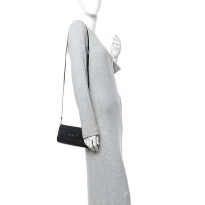 Fendi Vitello Elite Flap Crossbody Bag Black 3 of 19