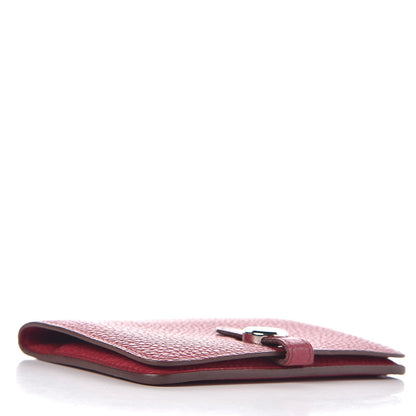 Hermes Togo Dogon Compact Wallet Rubis 4 of 8