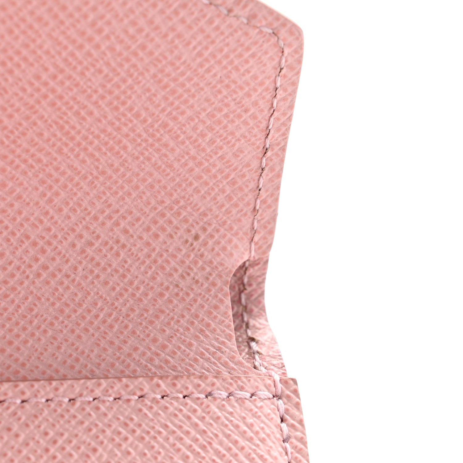 Louis Vuitton Damier Azur Studded Zoe Wallet Rose Ballerine 8 of 12