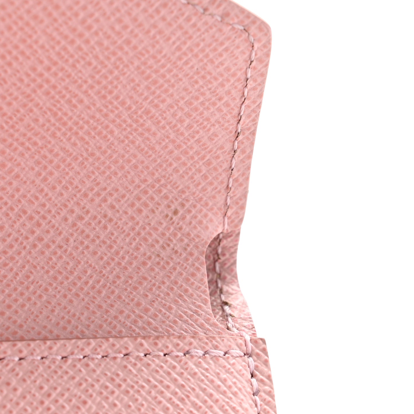 Damier Azur Studded Zoe Wallet Rose Ballerine