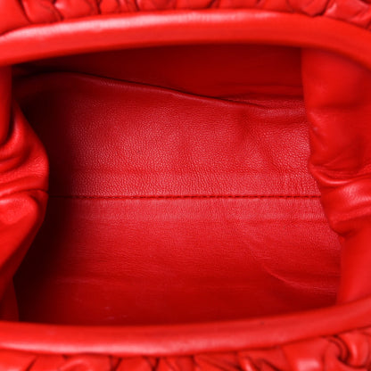 Bottega Veneta Nappa Intrecciato The Mini Pouch Bright Red 5 of 12