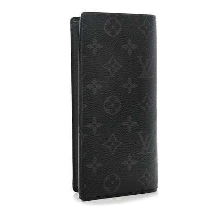 Louis Vuitton Monogram Eclipse Brazza Wallet 2 of 6