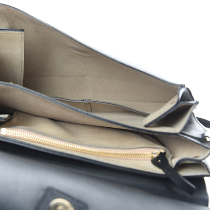 Chloe Suede Calfskin Medium Faye Shoulder Bag Black 5 of 20