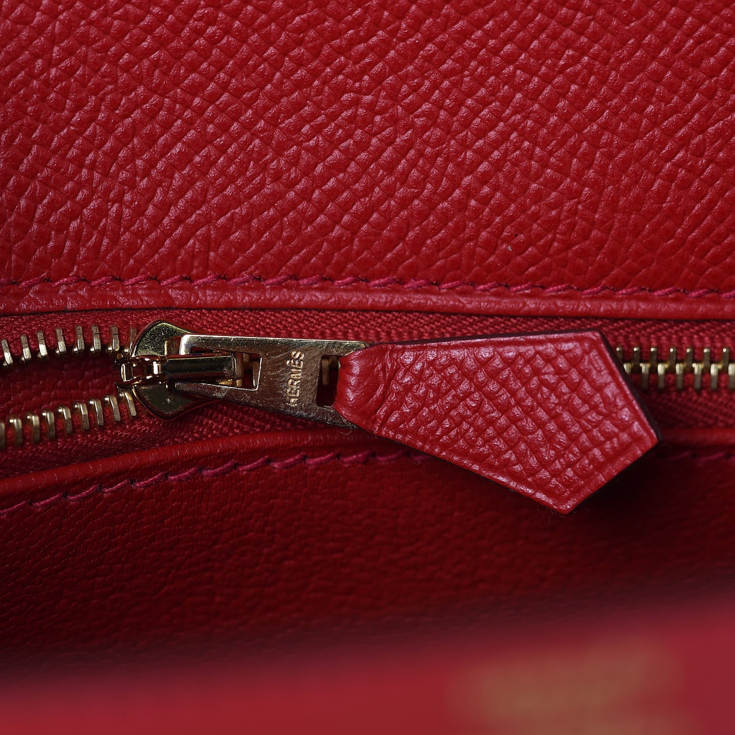 Hermes Epsom Kelly Sellier 28 Rouge Casaque 7 of 33