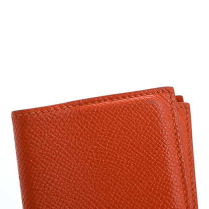 Hermes Epsom Guernesey Card Case Orange 8 of 17
