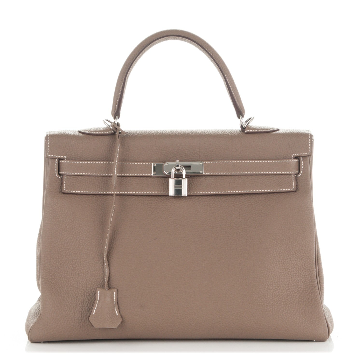 Hermes Togo Kelly Retourne 35 Etoupe 1 of 25