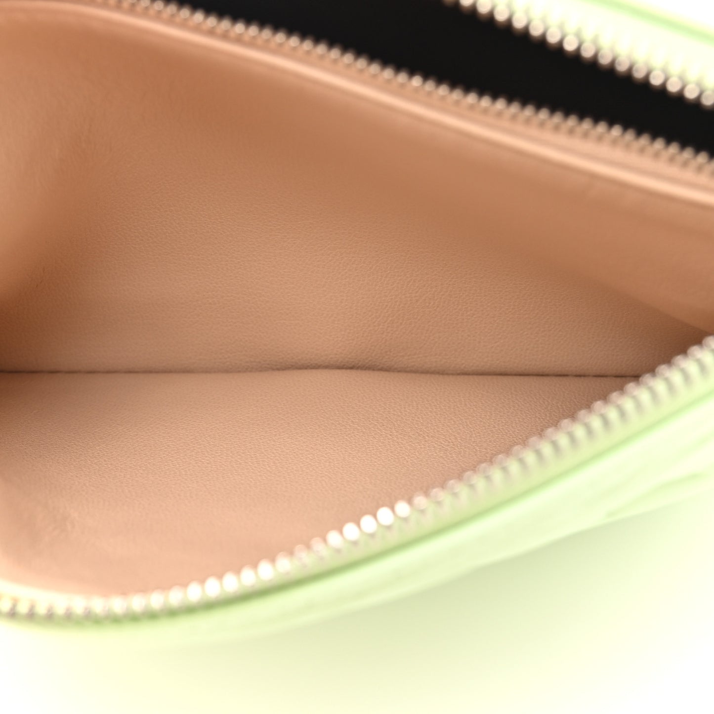 Lambskin Embossed Monogram Coussin BB Green