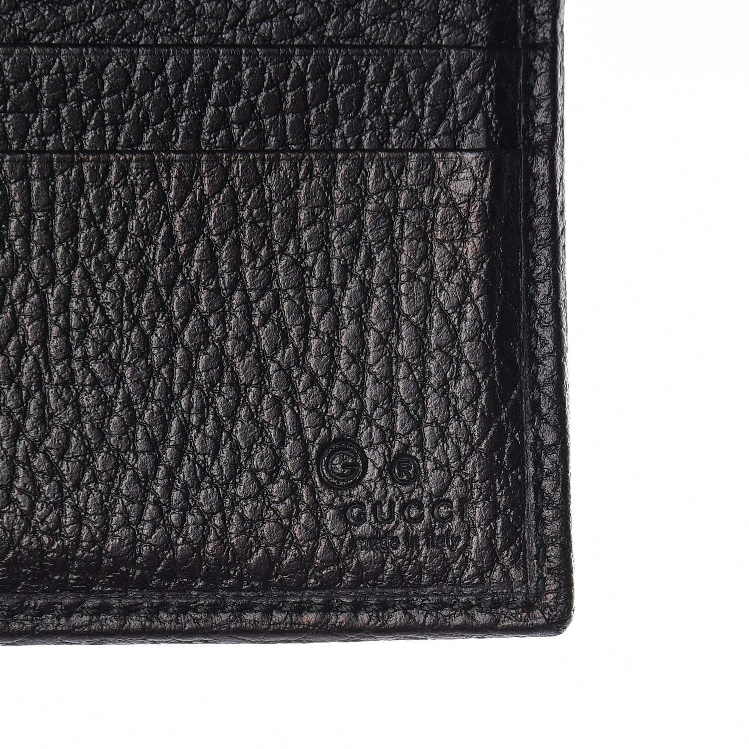 Gucci Crystal Monogram Dollar Calfskin Continental Flap Wallet Light Cherry Black 6 of 8