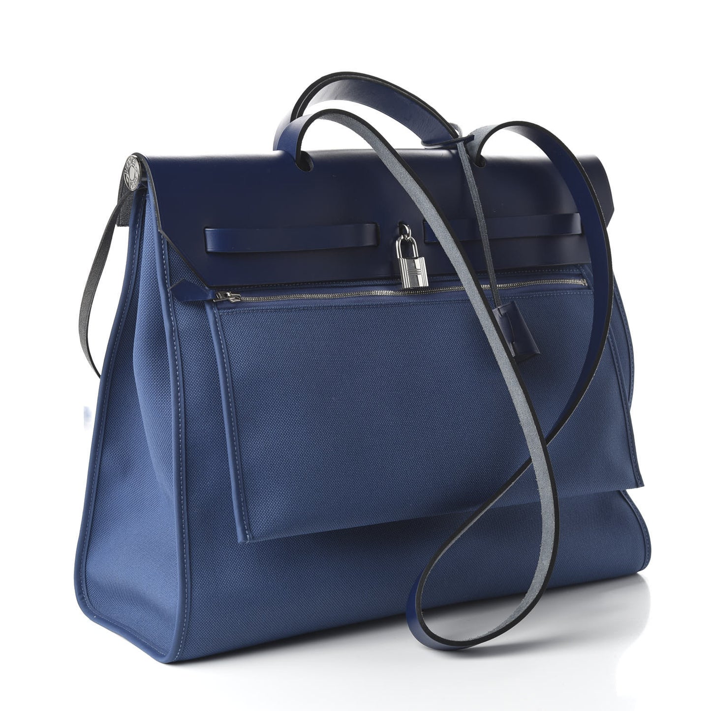 Toile Vache Hunter Herbag Zip 39 MM Bleu Brighton Bleu Saphir
