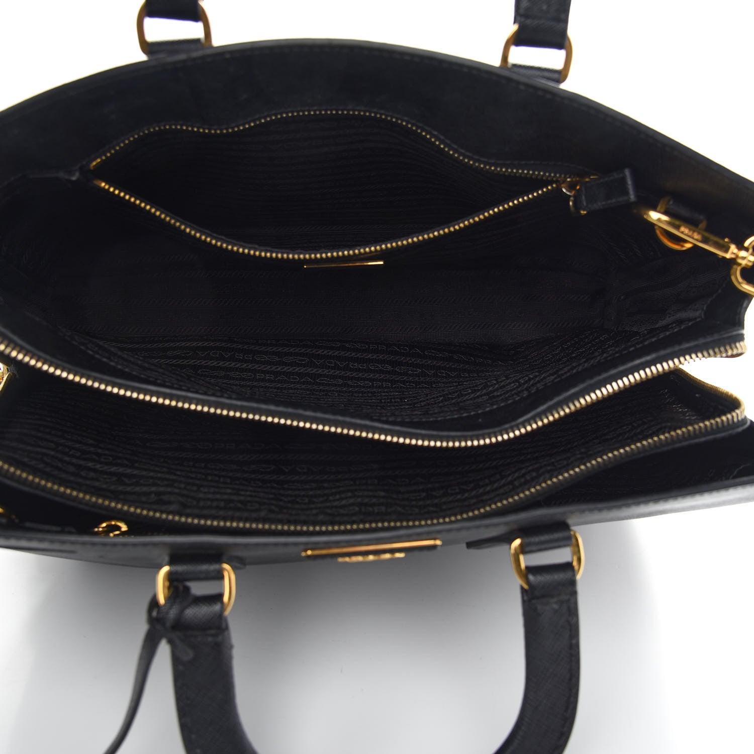 Prada Saffiano Tote Black 4 of 7