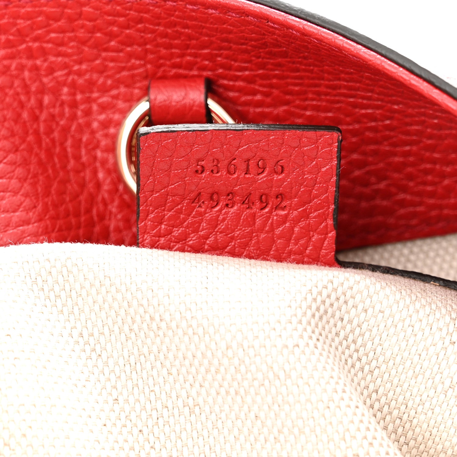 Gucci Cellarius Calfskin Medium Soho Chain Shoulder Bag Vibrant Red 7 of 10