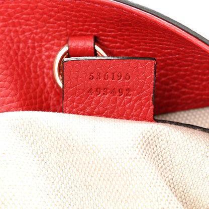 Gucci Cellarius Calfskin Medium Soho Chain Shoulder Bag Vibrant Red 7 of 10