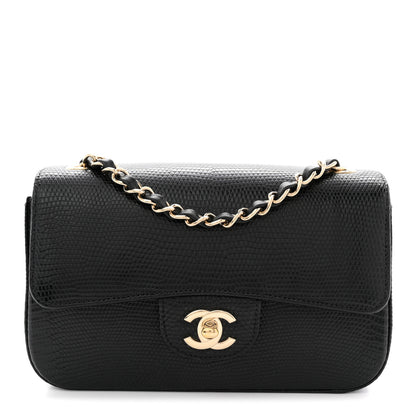 Chanel Lizard Mini Rectangular Flap Black 1 of 11