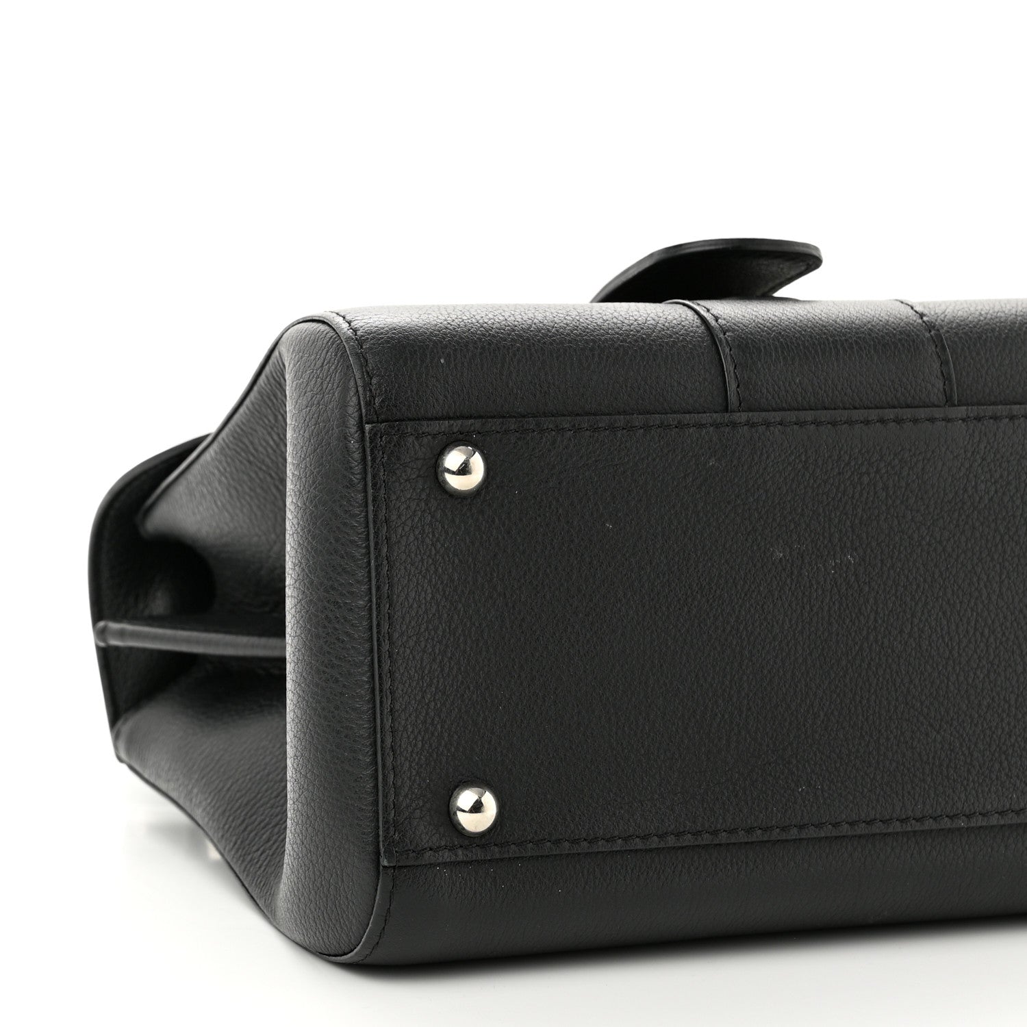 Delvaux Grained Calfskin Mini Brillant Satchel Black 8 of 11