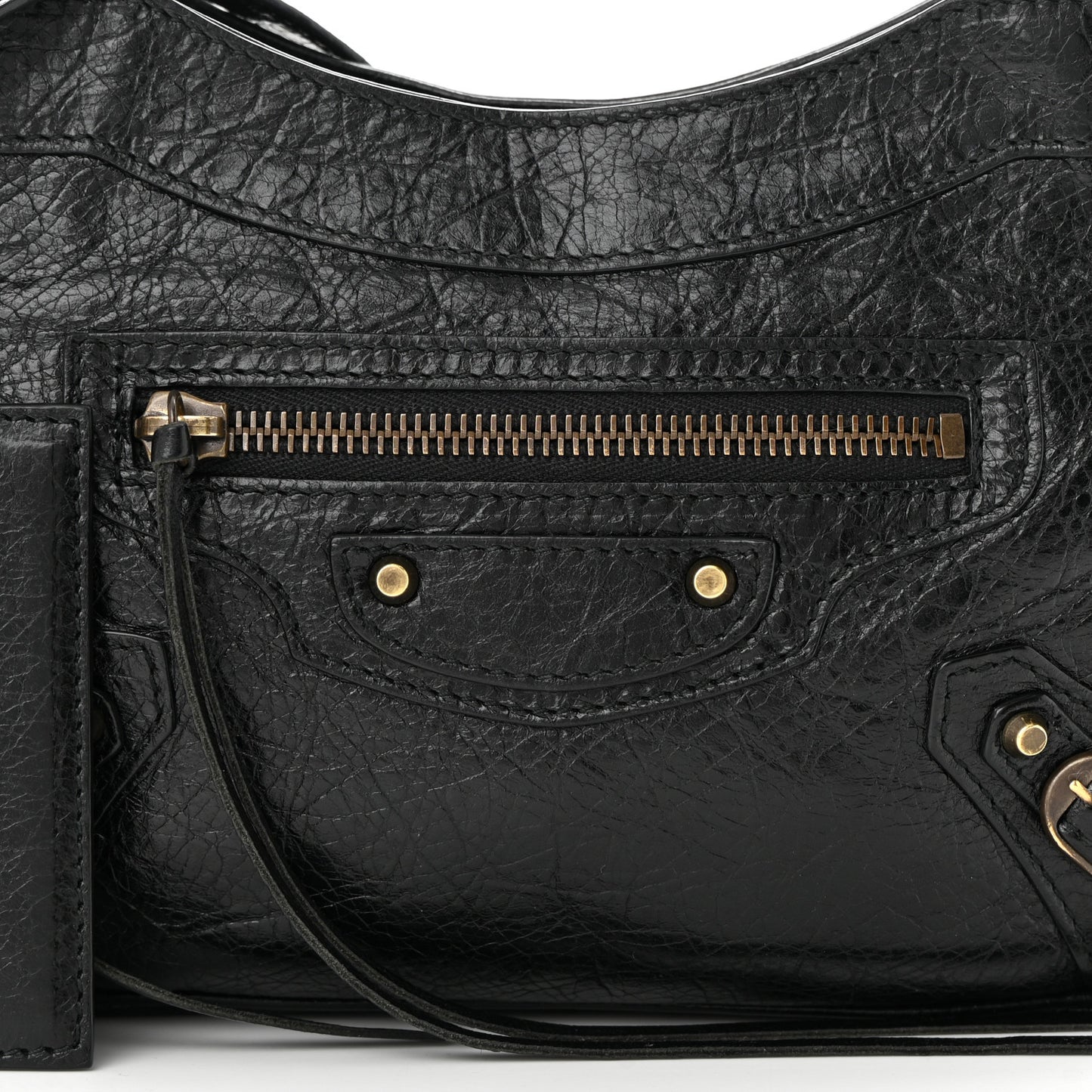 Agneau Classic Hardware Hip Black