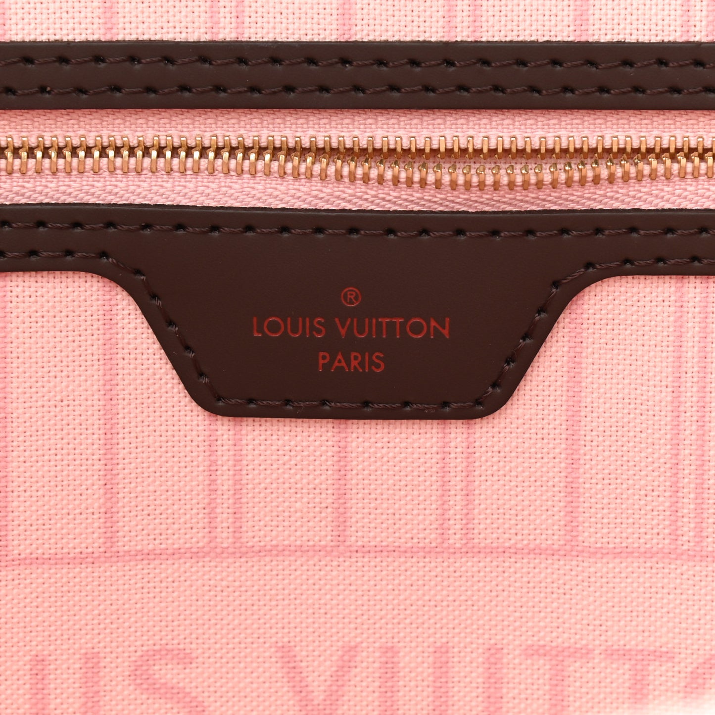 Damier Ebene Neo Neverfull MM Rose Ballerine