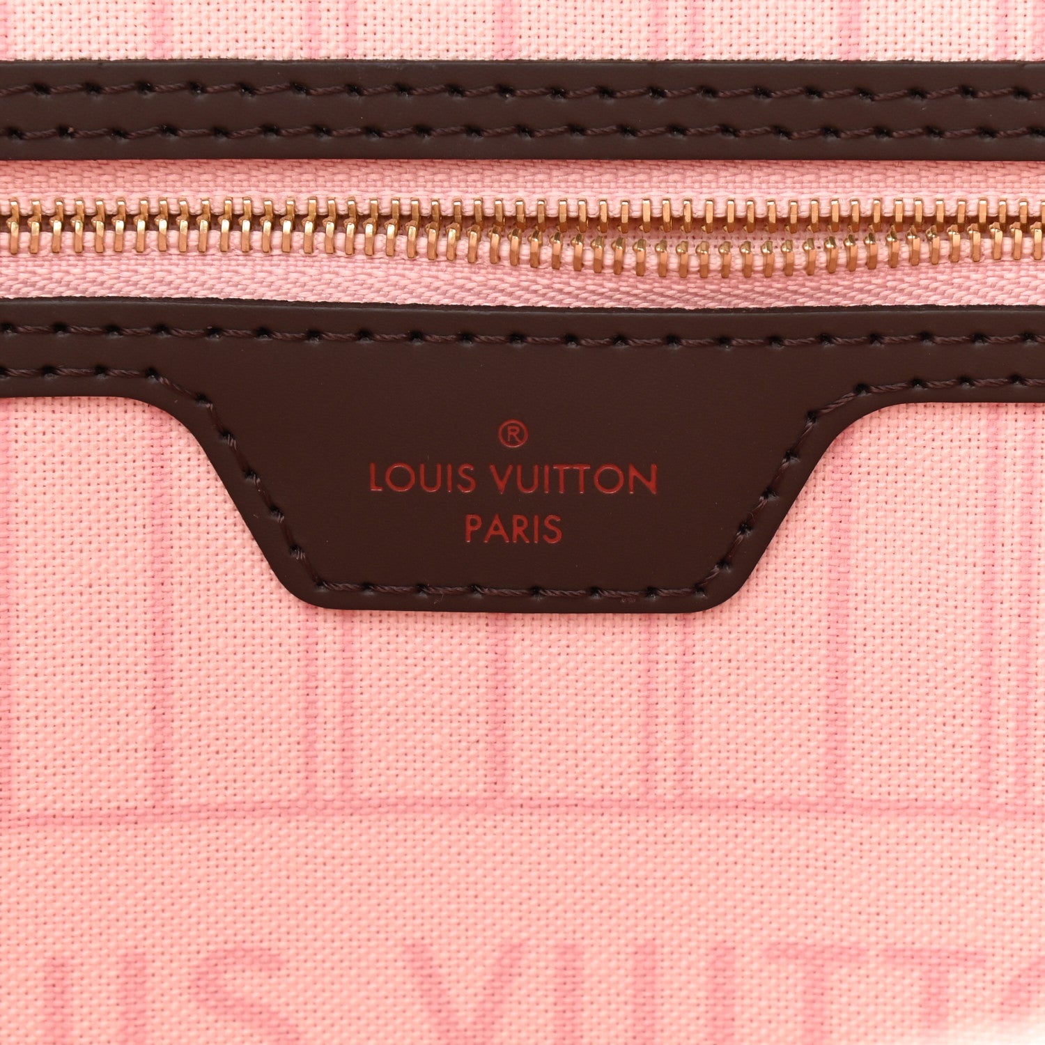 Louis Vuitton Damier Ebene Neo Neverfull MM Rose Ballerine 7 of 10