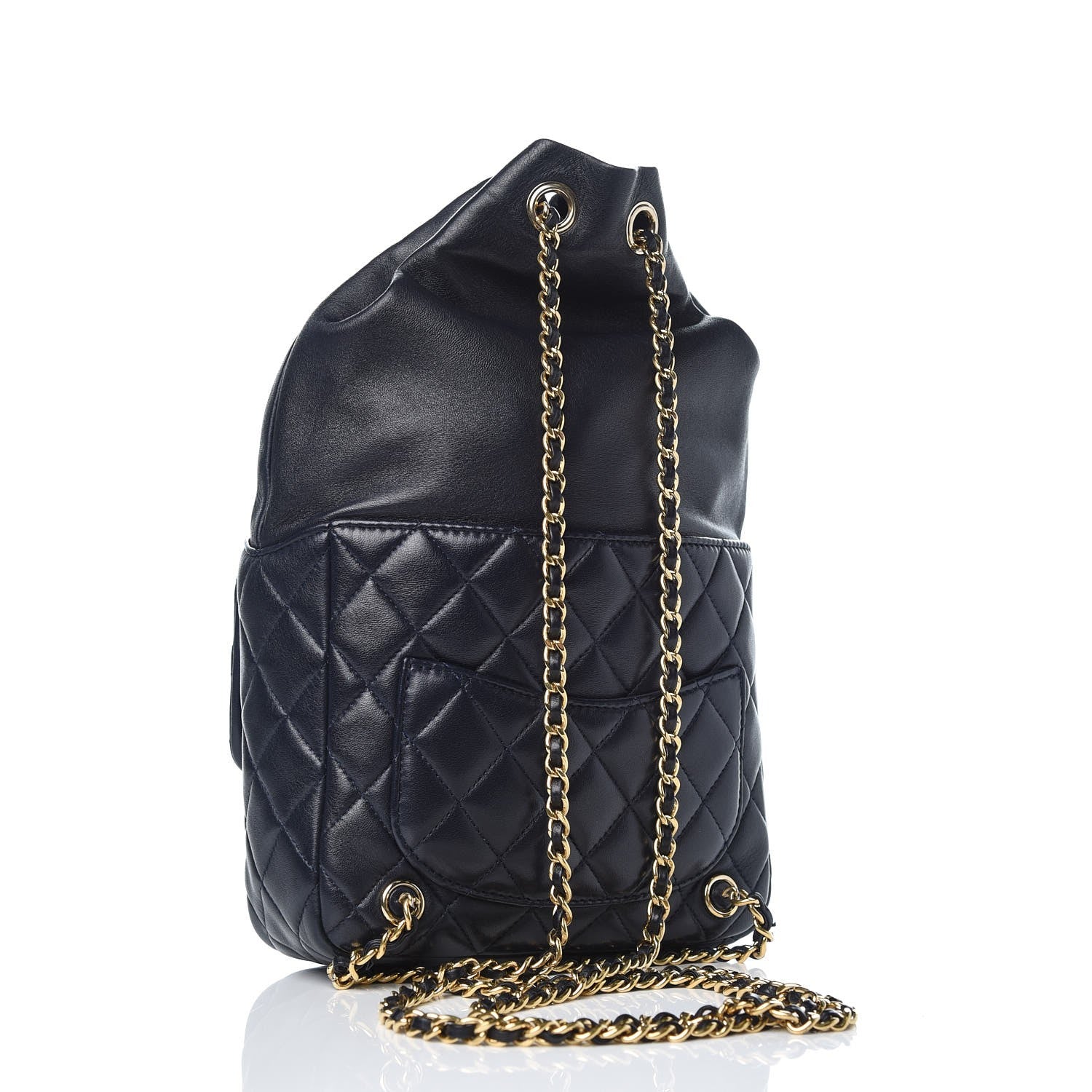 Chanel Lambskin Quilted Small in Seoul Backpack Navy 3 of 9