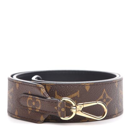 Louis Vuitton Monogram Bandouliere Shoulder Strap Black 1 of 6