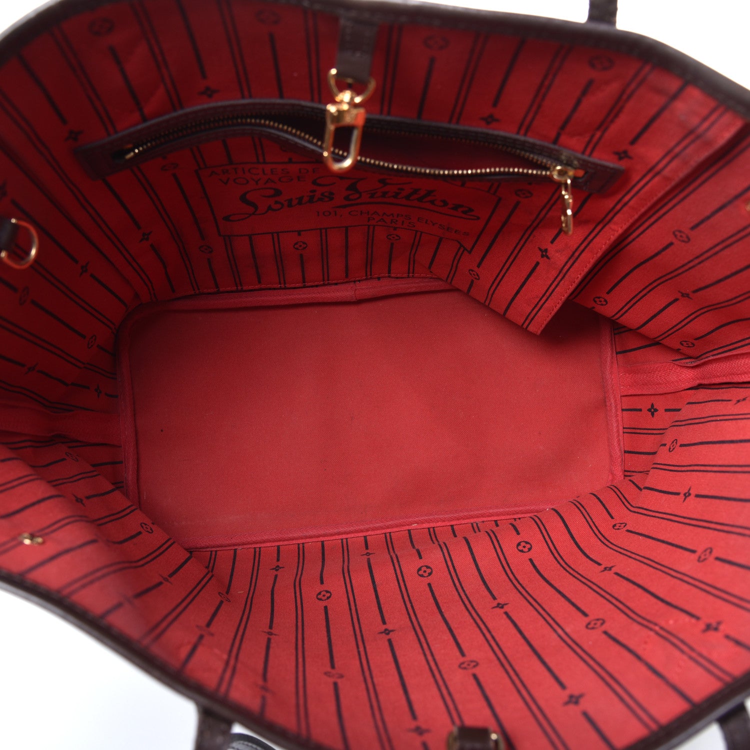Louis Vuitton Damier Ebene Neverfull MM 5 of 8