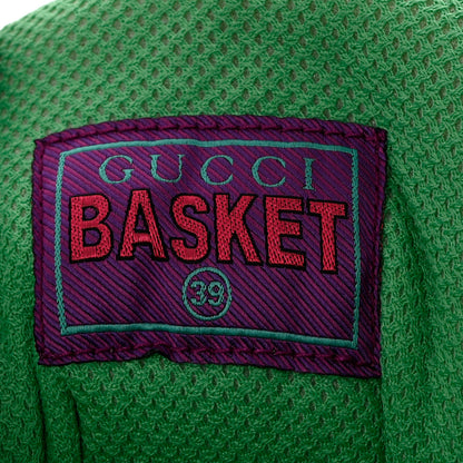 Gucci Demetra Womens Basket High Top Sneakers 39 Great White Bright Splash Loess 7 of 9