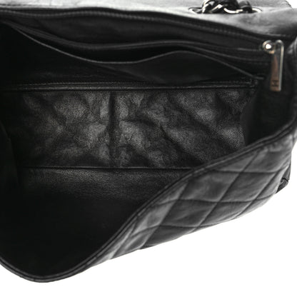 Chanel Washed Lambskin Quilted Jumbo Hybrid Reissue Flap Black 5 of 8