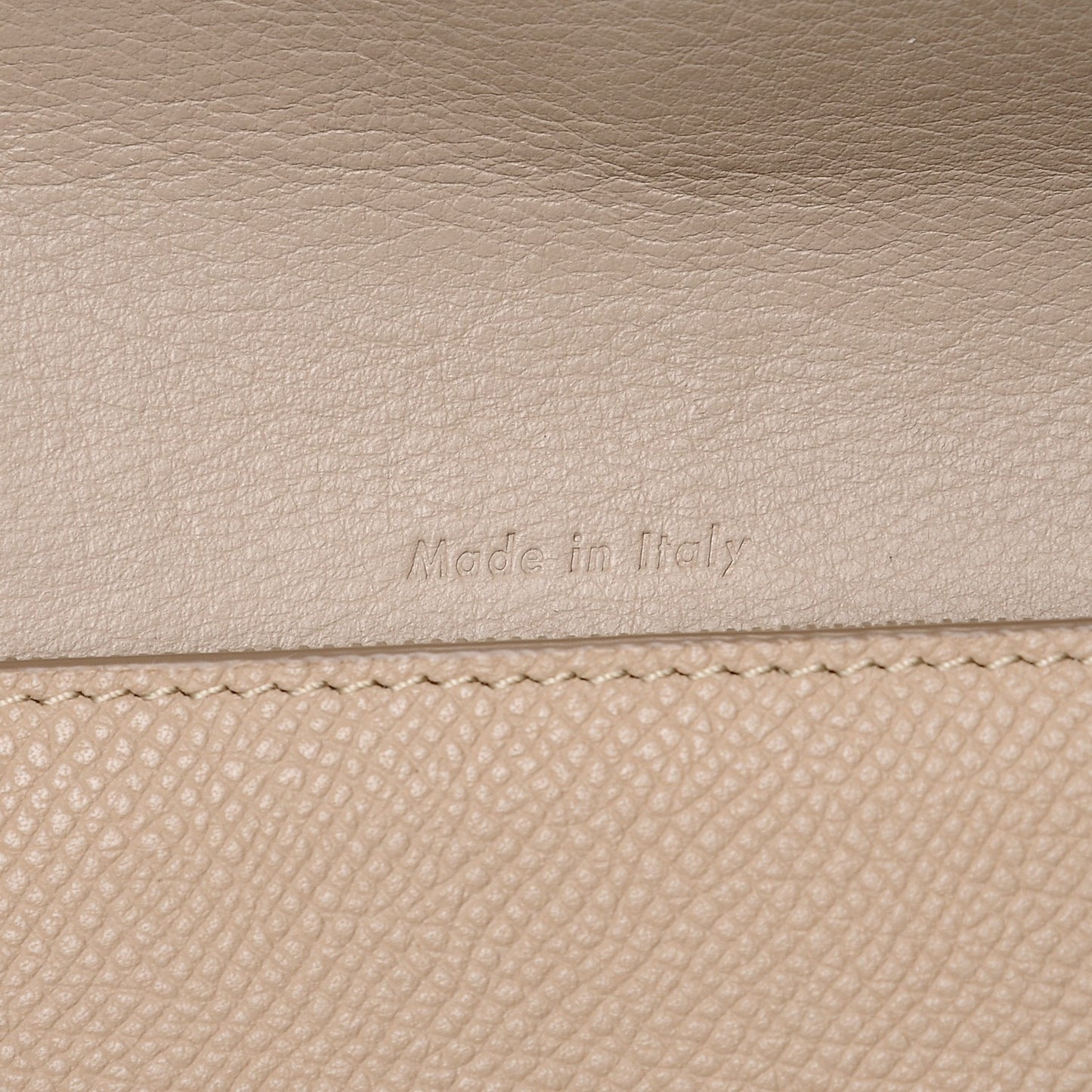 Grained Calfskin Large Trotteur Multifunction Flap Wallet Light Taupe
