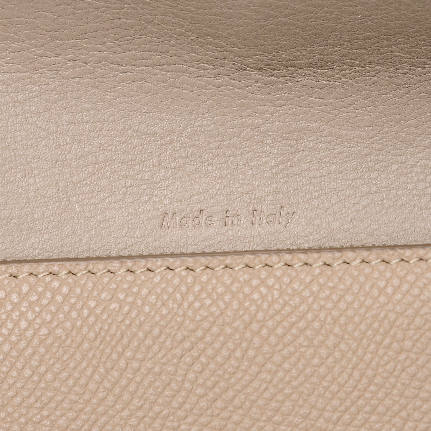 Celine Grained Calfskin Large Trotteur Multifunction Flap Wallet Light Taupe 7 of 8