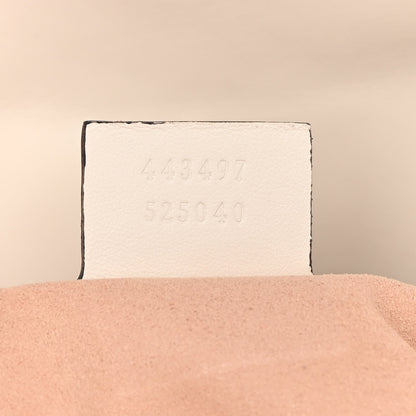 Gucci Calfskin Matelasse Small GG Marmont Shoulder Bag White 7 of 14