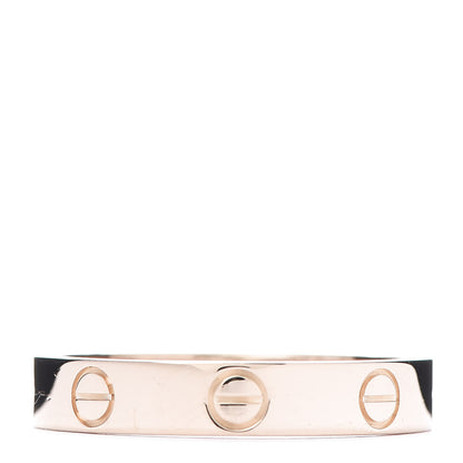 Cartier 18K Pink Gold 3.5mm LOVE Wedding Band Ring 53 6.25 1 of 6