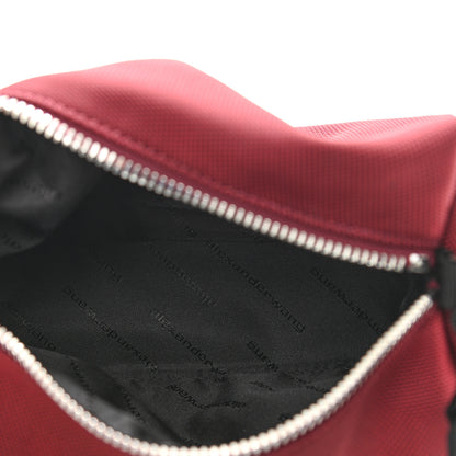 Alexander Wang Nylon Canvas Heiress Sport Shoulder Bag Burgundy 4 of 9