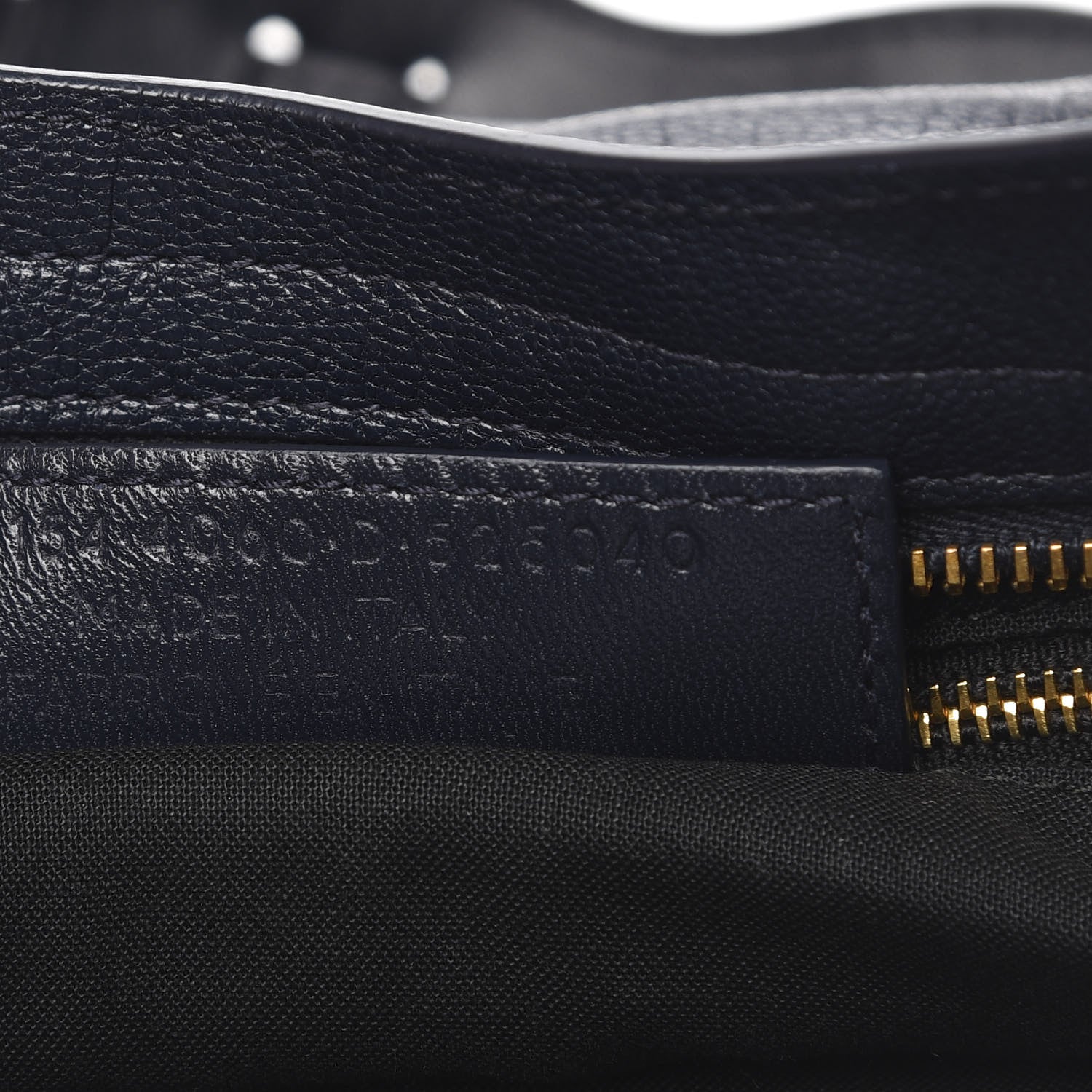 Balenciaga Chevre Gold Metallic Edge Hardware City Bleu Nuit Dark Sea 8 of 12