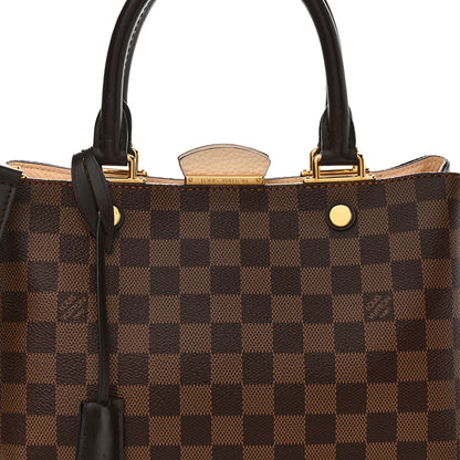 Louis Vuitton Damier Ebene Cuir Taurillon Brittany Creme 10 of 12