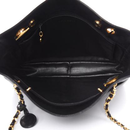 Chanel Lambskin Quilted Shoulder Bag Black 5 of 14